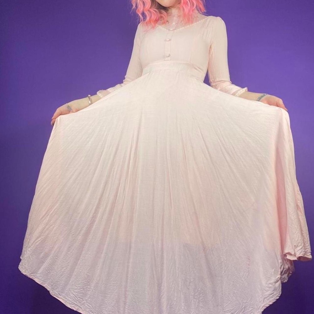 Vintage pink Prairie dress